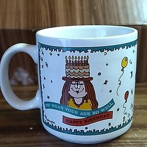 Vintage Ganz Cathy Birthday mug coffee ☕ cup